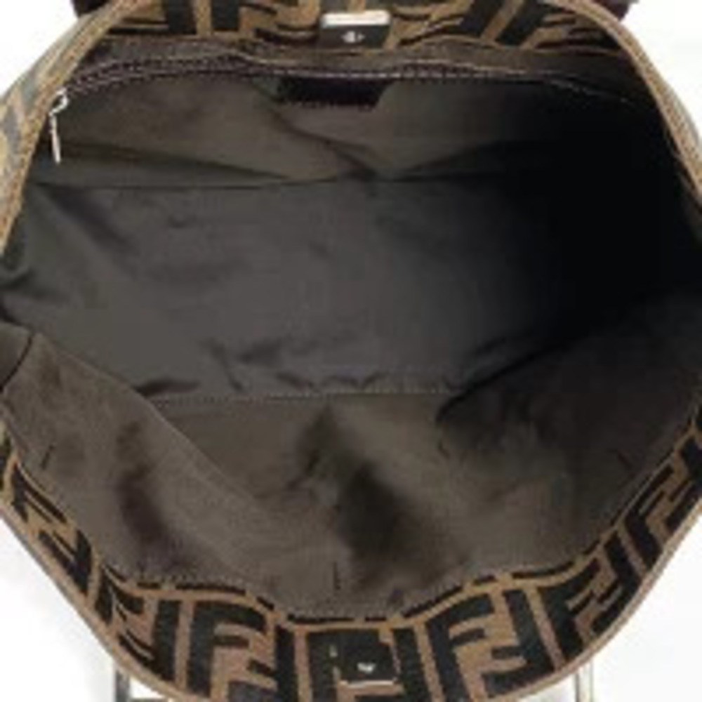 Fendi Zucca handbag tote bag all over canvas brown - Picture 7 of 7